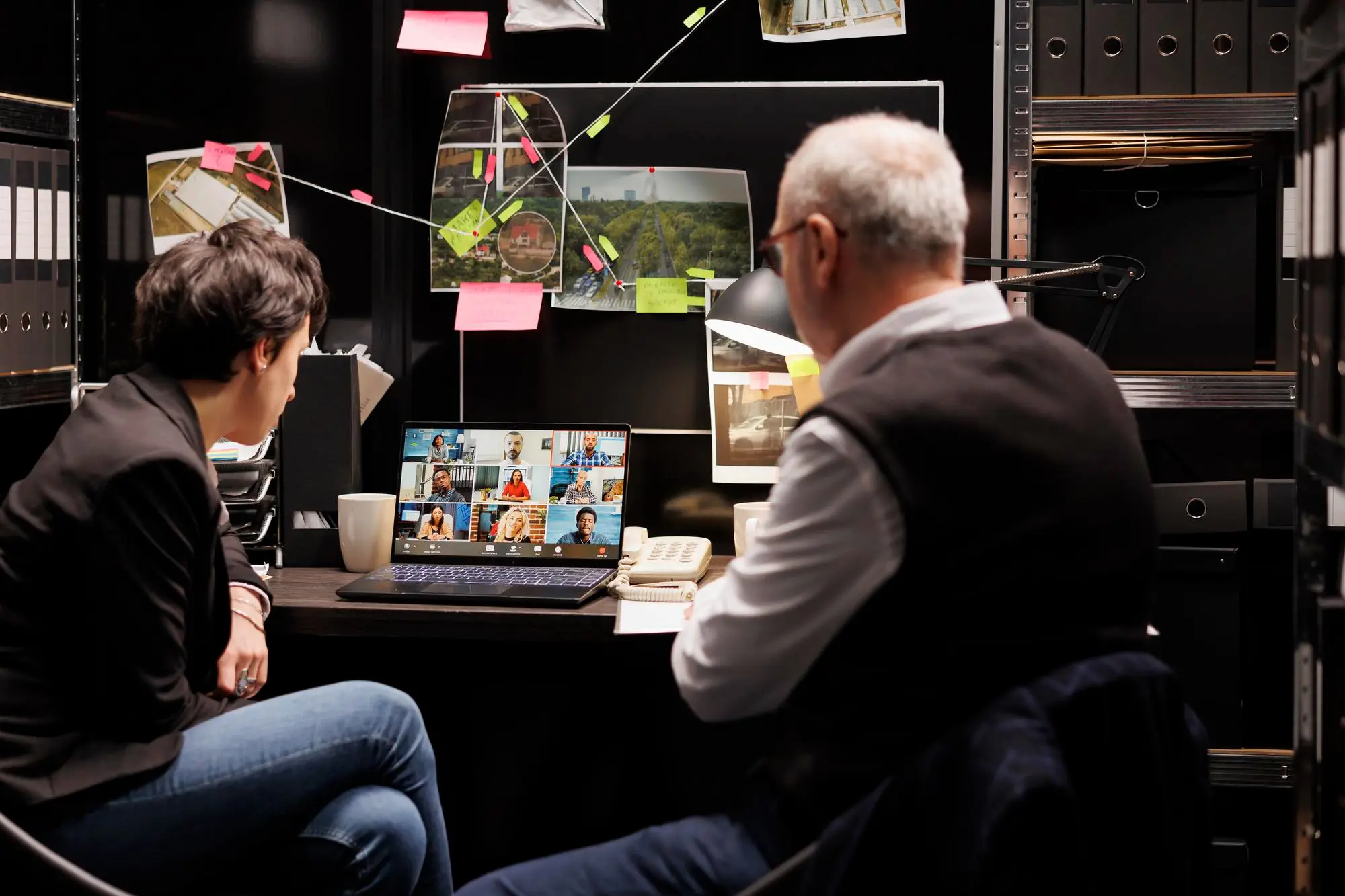Two senior managers Conducting an Incident Investigation